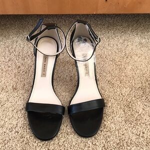 NWOT! Zara Basic size 39, black ankle strap heels